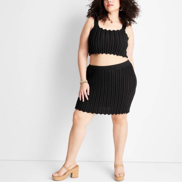 Women's Braided Sweater Mini Skirt - Future Collective with Jenee Naylor - M - Picture 3 of 8